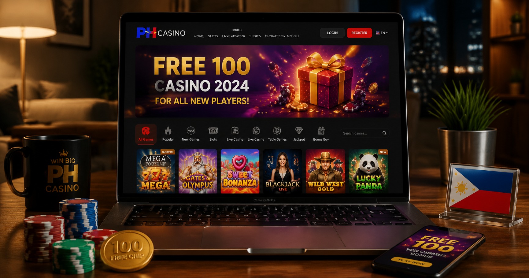 Explore the Exciting World of Free 100 Casino 2024 in the Philippines - image 1 Explore the Exciting World of Free 100 Casino 2024 in the Philippines - image 1
