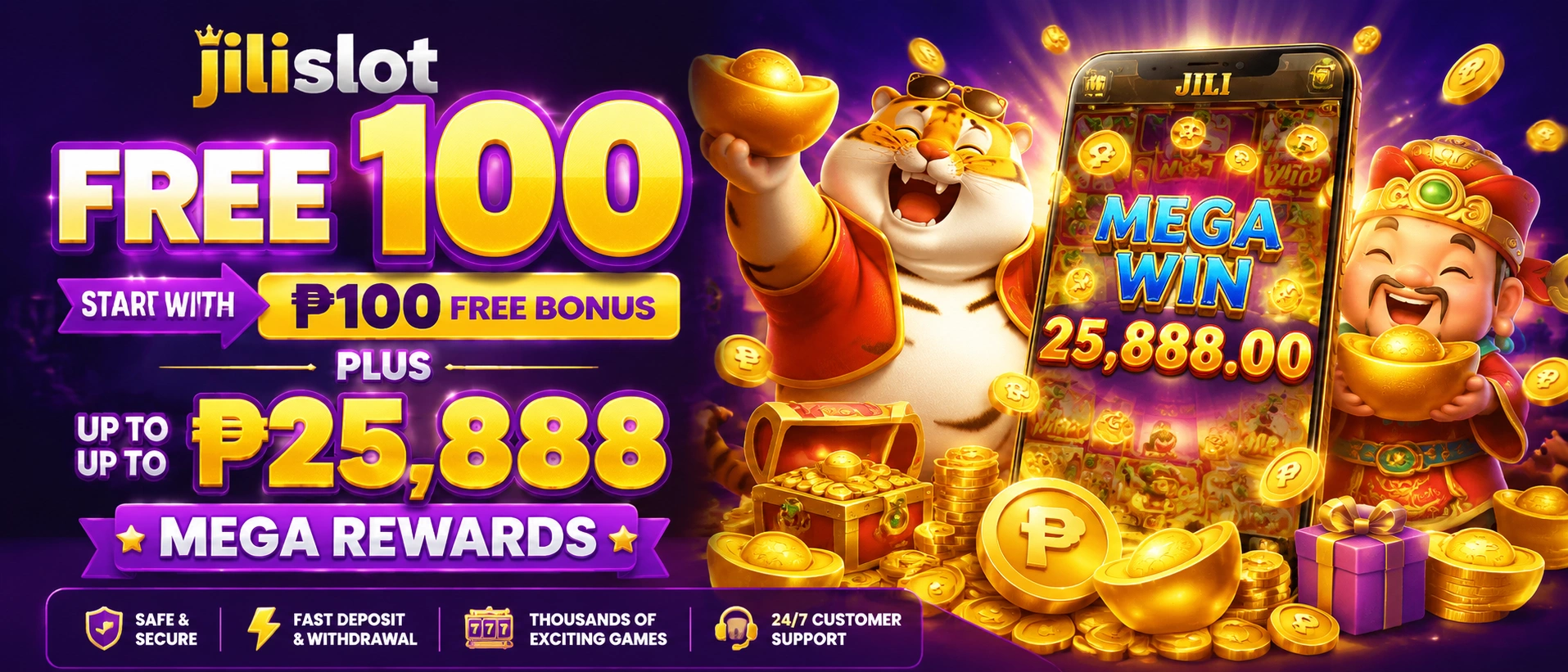 JILISLOT banner para sa Philippines gaming updates