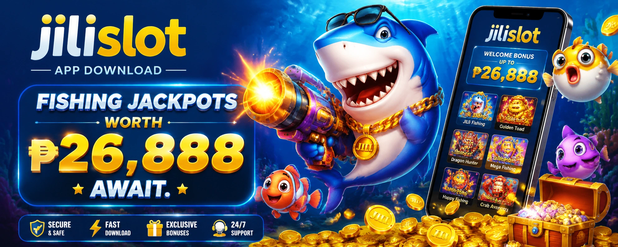 JILISLOT Fishing Games With Arcade-Style Rewards 4 JILISLOT Fishing extra visual one