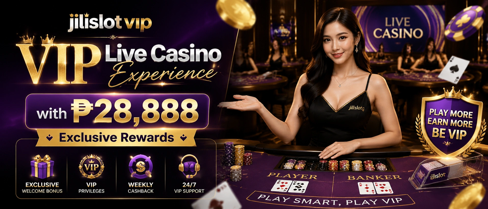 JILISLOT Casino casino interface example